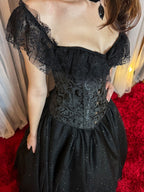 Corset Manga Curta - Preto