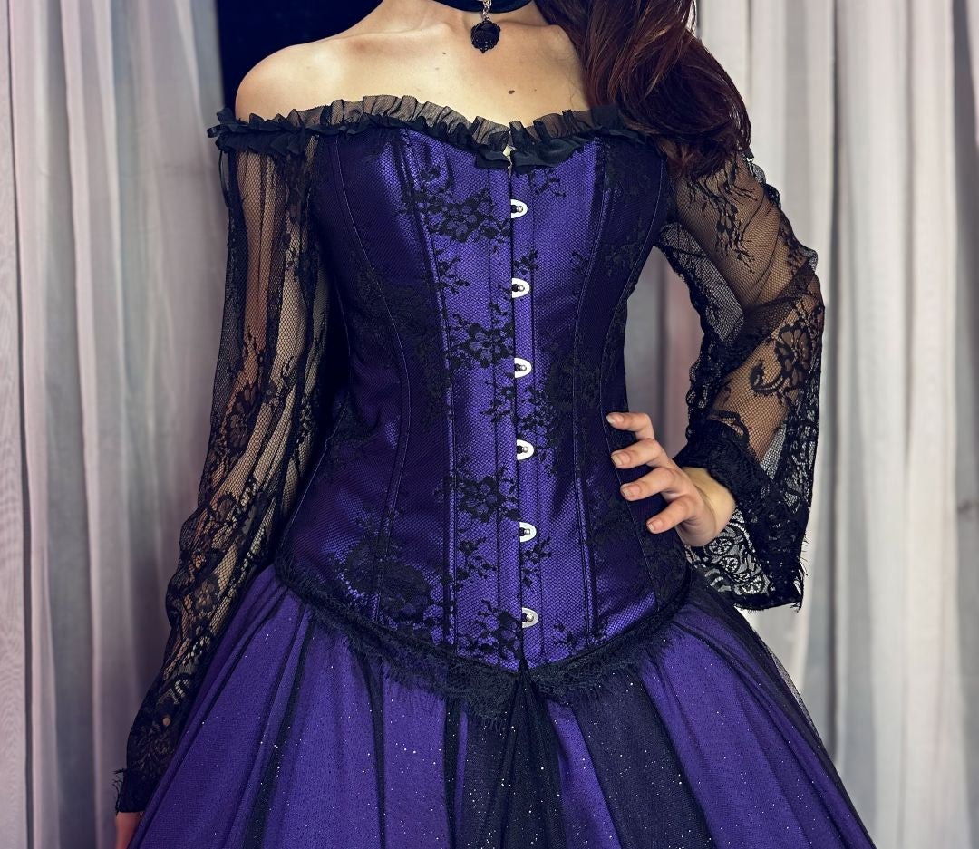 Corset Manga Longa - Roxo