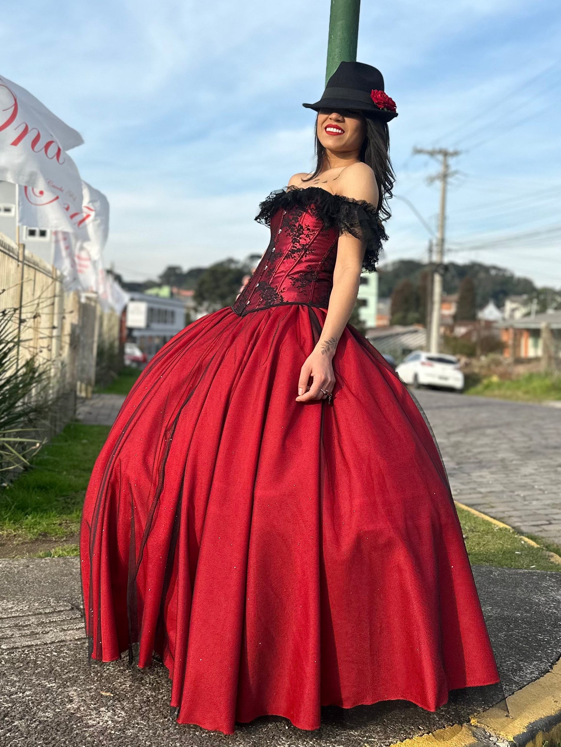 Conjunto de Brilho - Vermelho