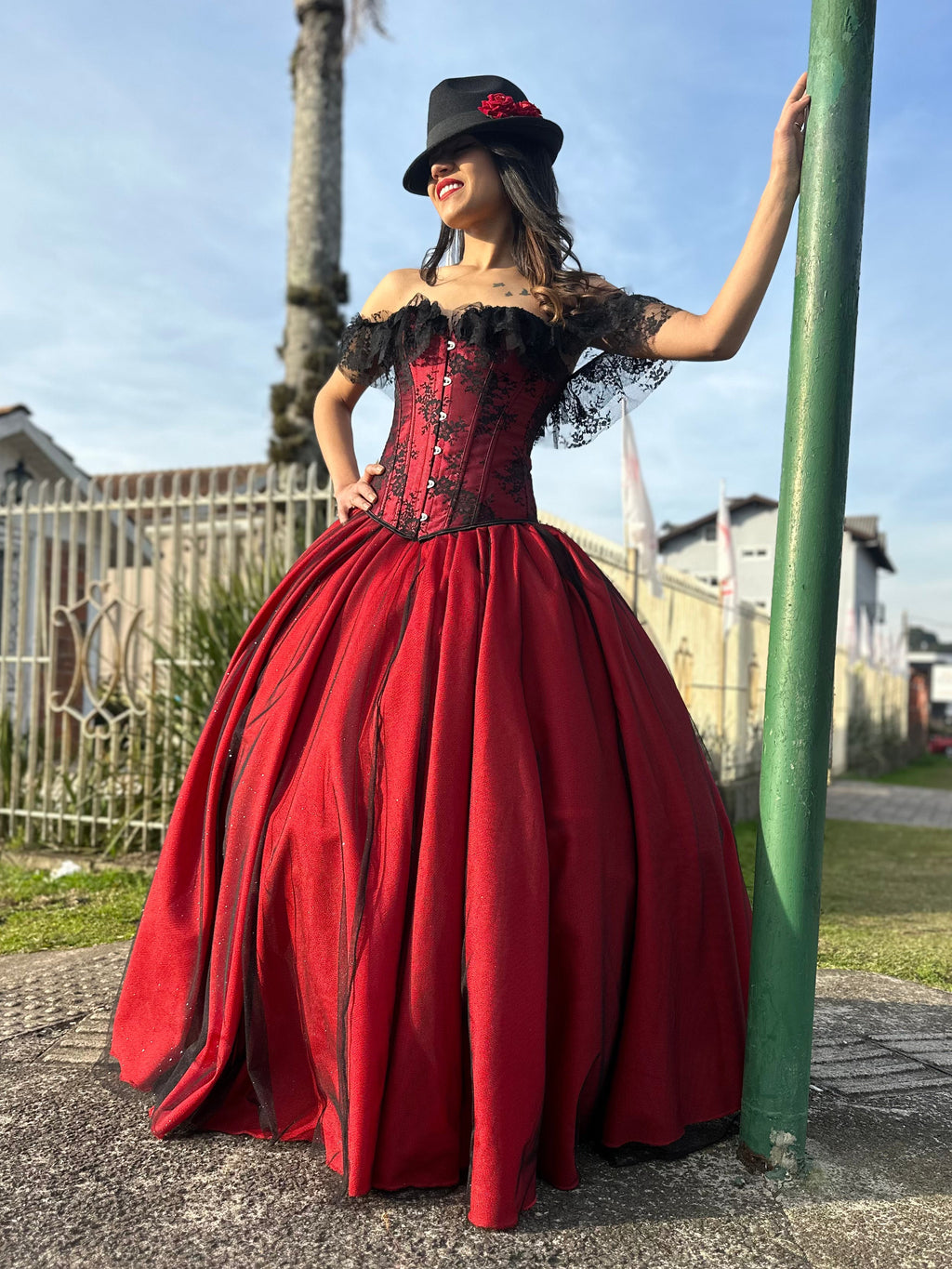 Conjunto de Brilho - Vermelho