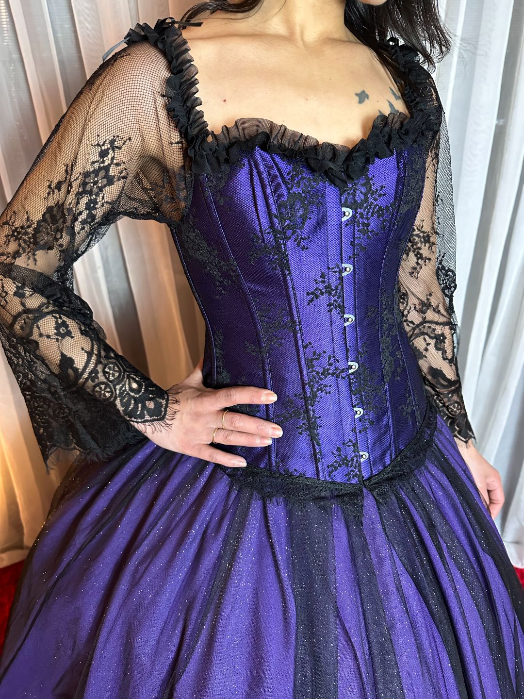 Corset Manga Longa - Roxo