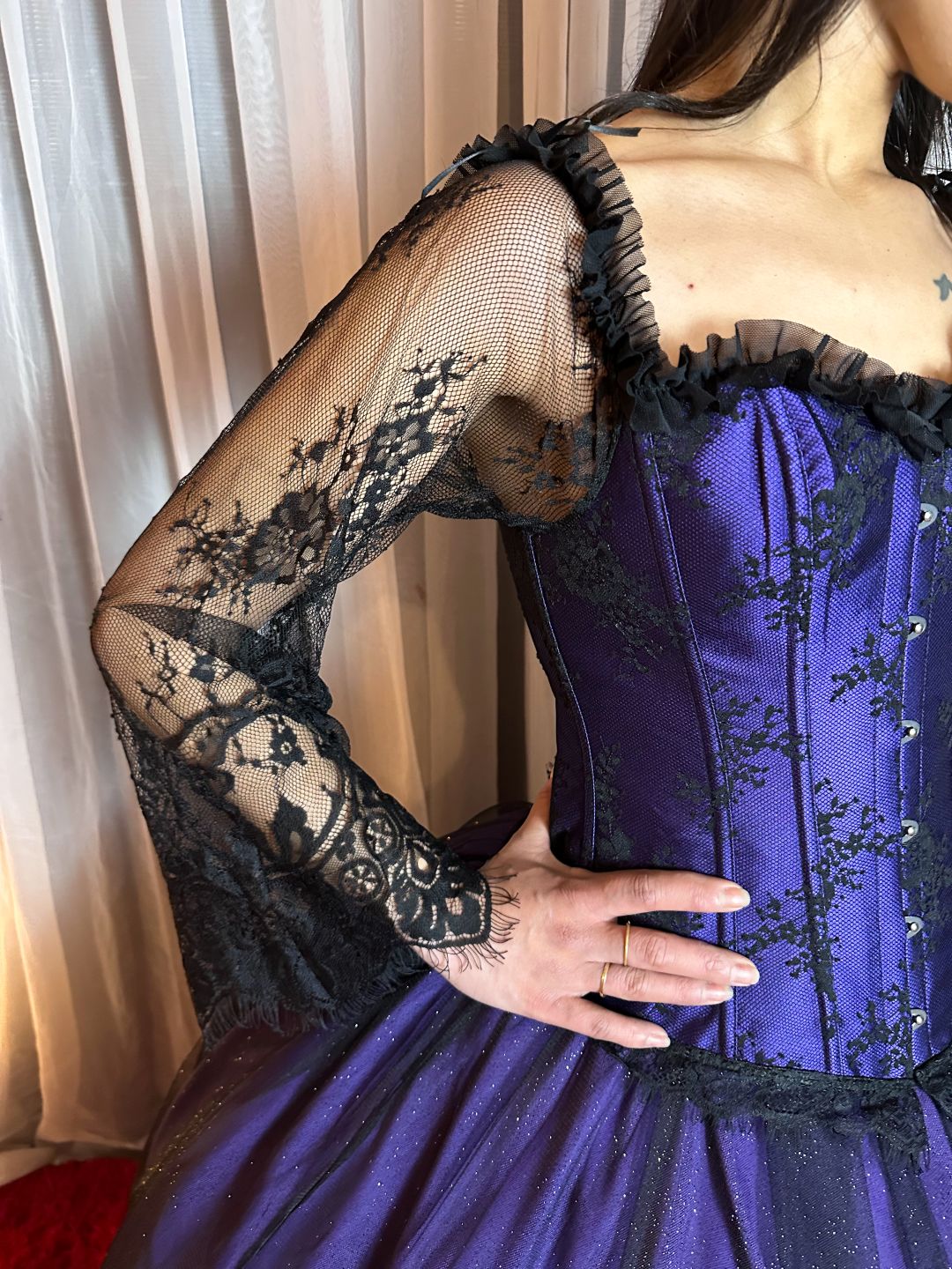 Corset Manga Longa - Roxo