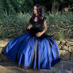 Saia de Brilho -  Azul