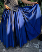 Saia de Brilho -  Azul