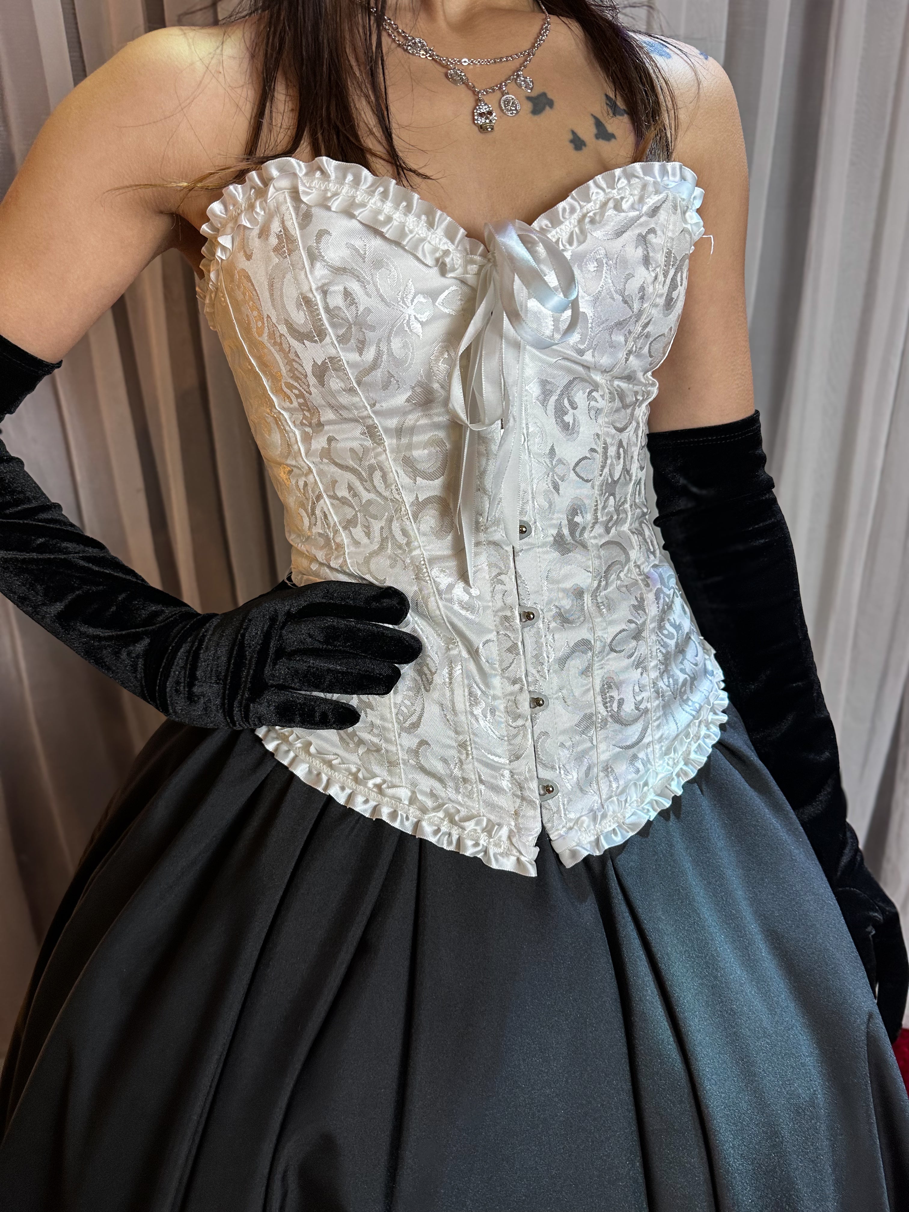 Corset Sem Mangas - Branco