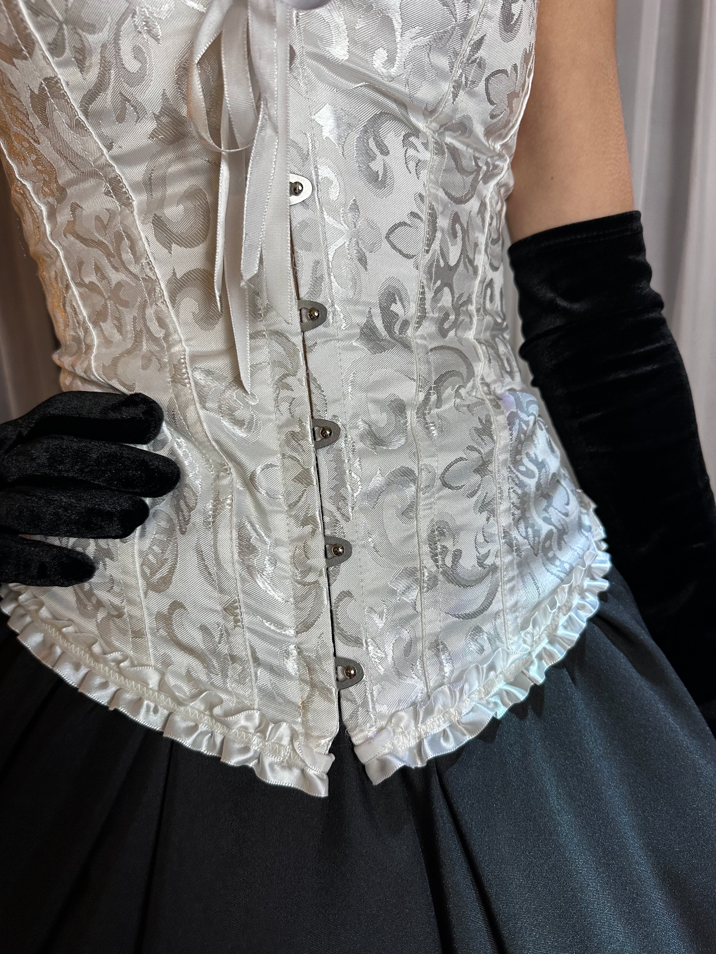 Corset Sem Mangas - Branco