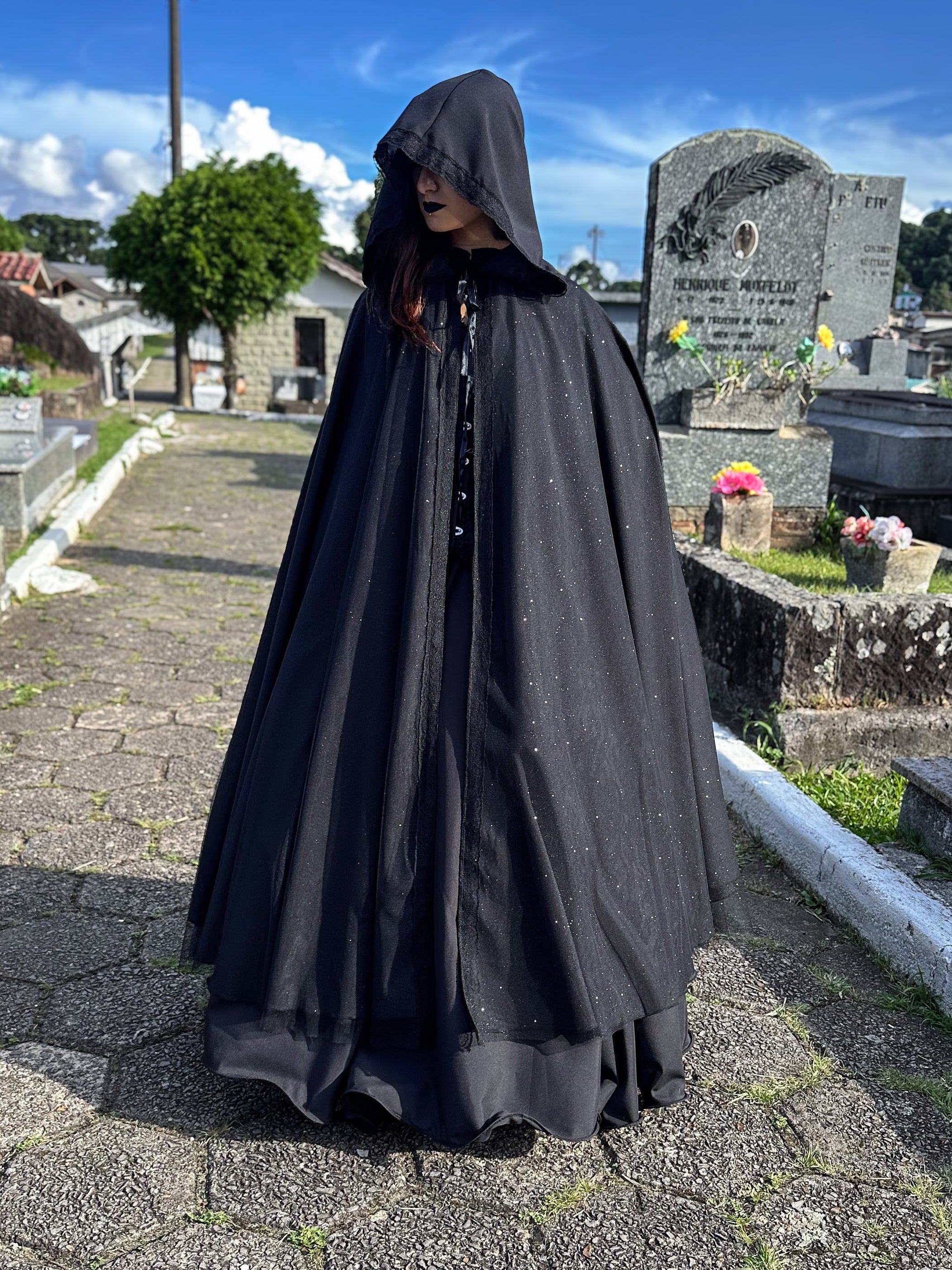 Capa de Brilho Longa - Preta