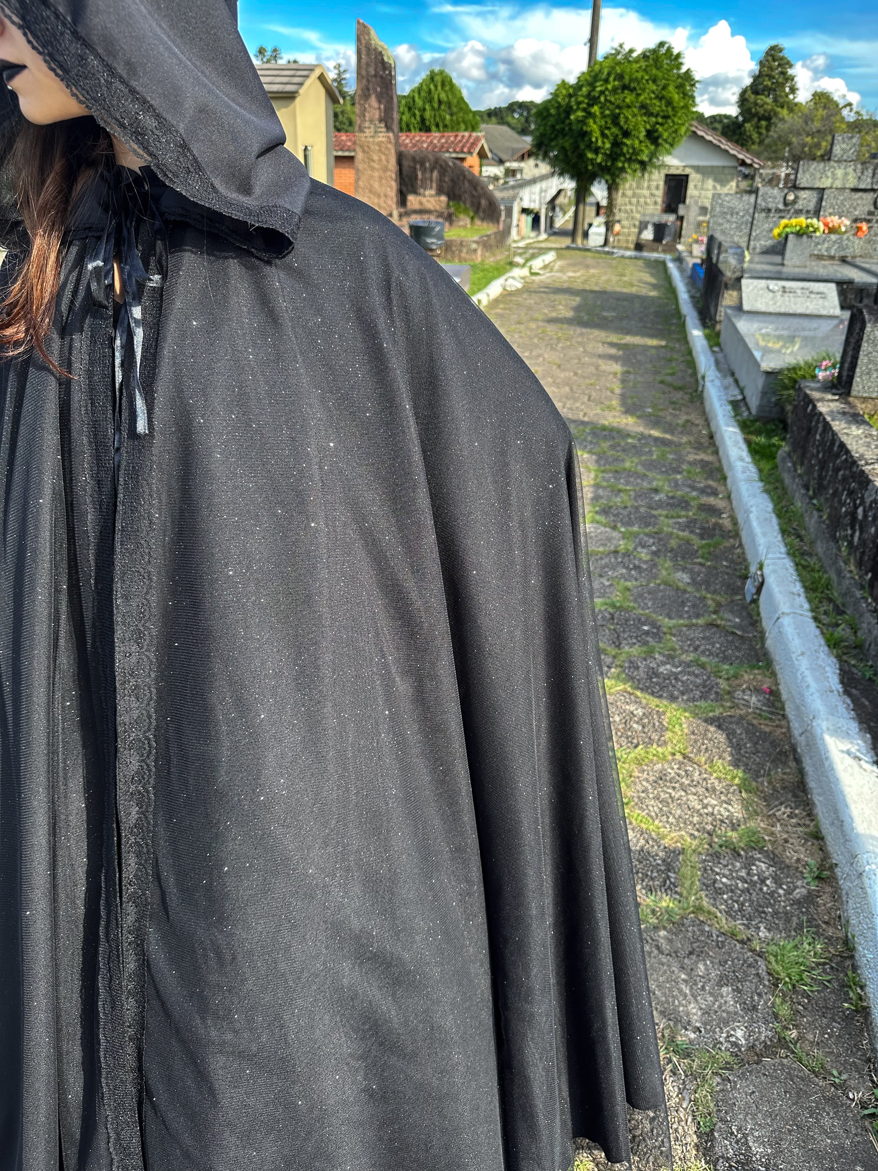 Capa de Brilho Longa - Preta