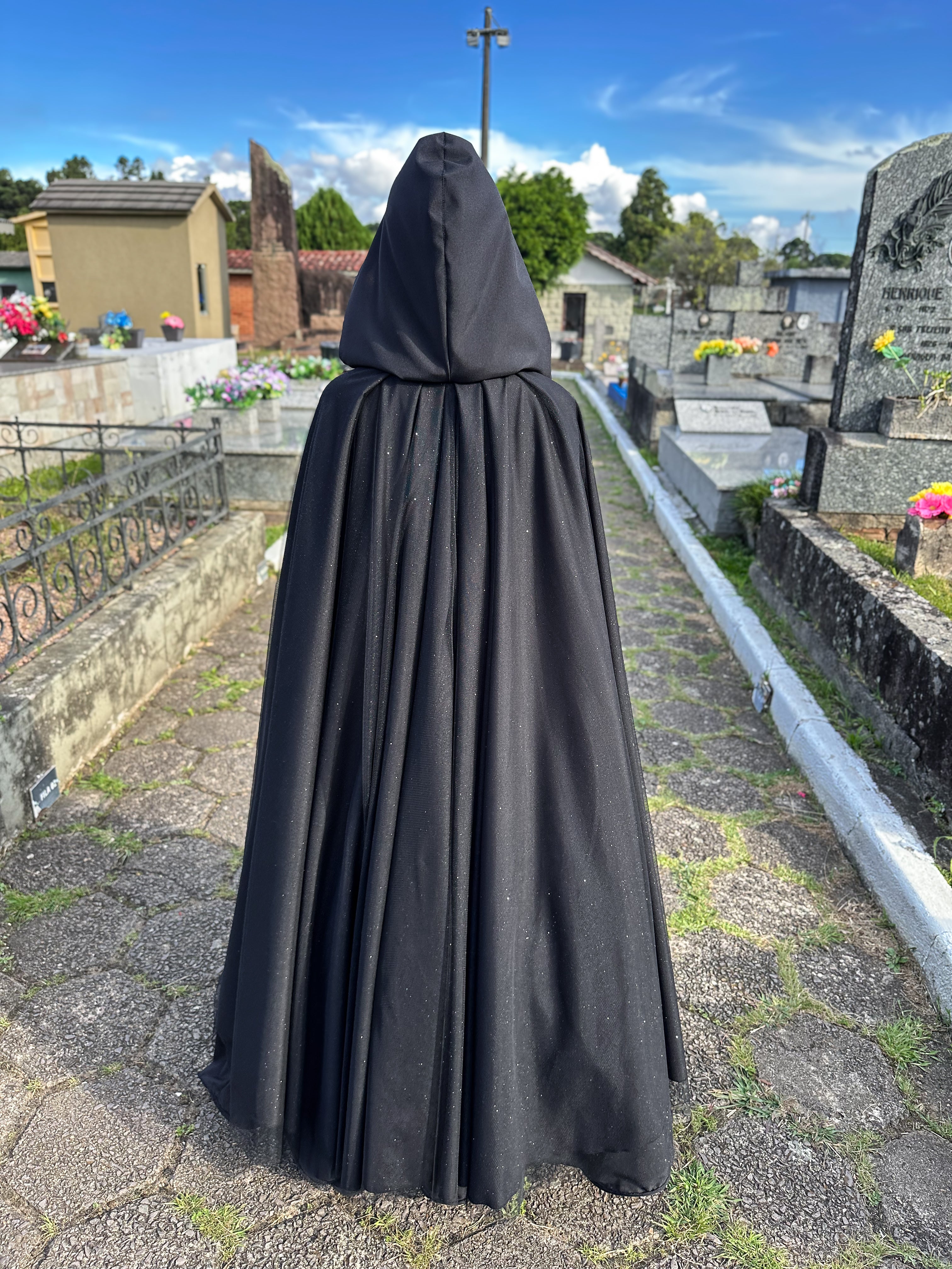 Capa de Brilho Longa - Preta