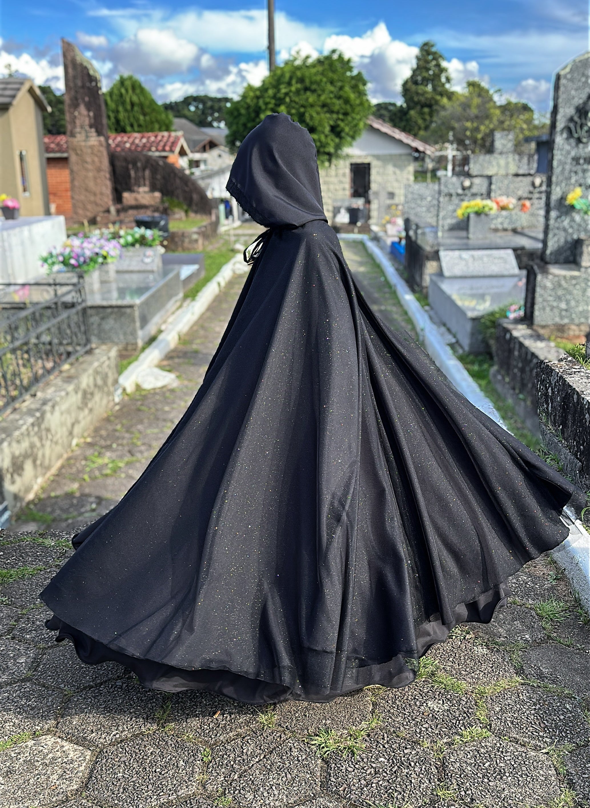 Capa de Brilho Longa - Preta