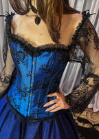 Corset Manga Longa - Azul