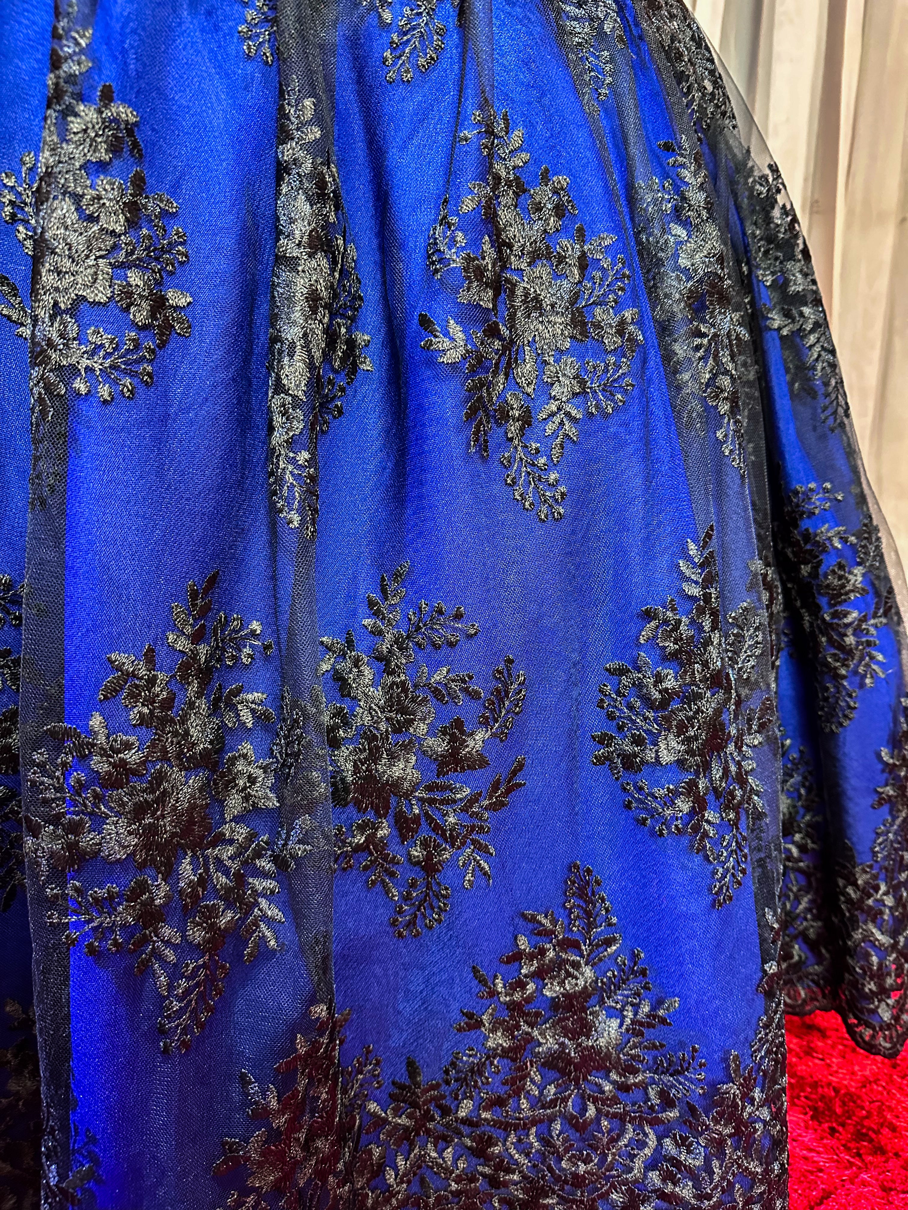 Saia de Renda - Azul