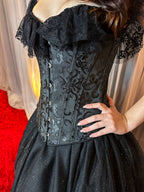 Corset Manga Curta - Preto
